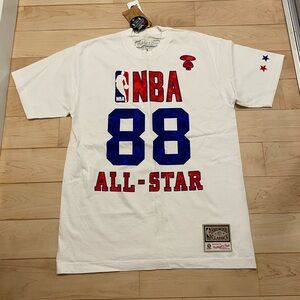 Mitchell & Ness x AAPE NBA All-Star Game White T-Shirt - Medium